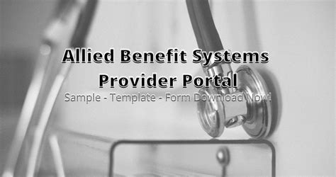 Company; Services. . Allied benefit systems provider portal